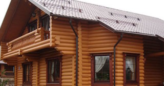 Строительство дома из оцилиндрованного бревна в Сафоново - от 133328 рублей
